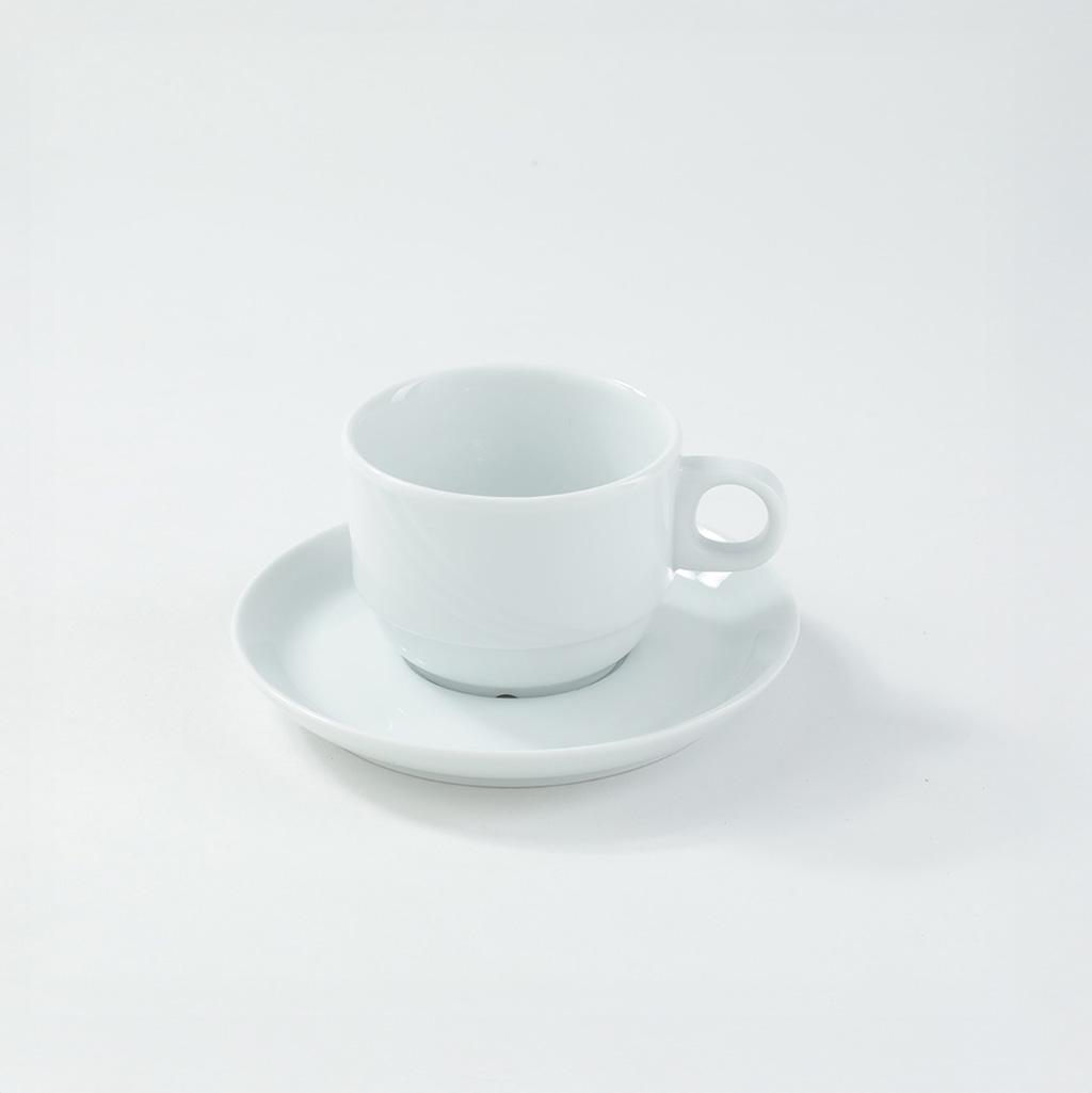 Coffee Cup & Saucer - Volute - 18 cl